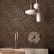image 3 of Animal Print Wallpaper Brown Black Fur Effect Leopard Spots Modern Feature Wall