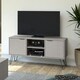 image 1 of Core Products Augusta Grey 2 Door Flat Screen TV Unit, H57.0cm x W114.5cm x D39.5cm Grey