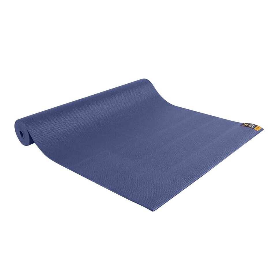 image 1 of Fitness Mad Warrior II Plus Yoga Mat - Dark Blue - One Size