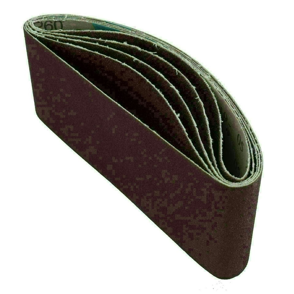 image 1 of 457mm x 75mm Mixed Grit Durable Abrasive Sanding Power File Belts Sander 10pk