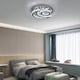image 3 of Crystal Chandelier LED Silver Ceiling Light Cool White 40cm