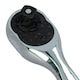 image 3 of 1/2" Drive Curved Ratchet Socket Driver Quick Release 72 Teeth Soft Grip Handle