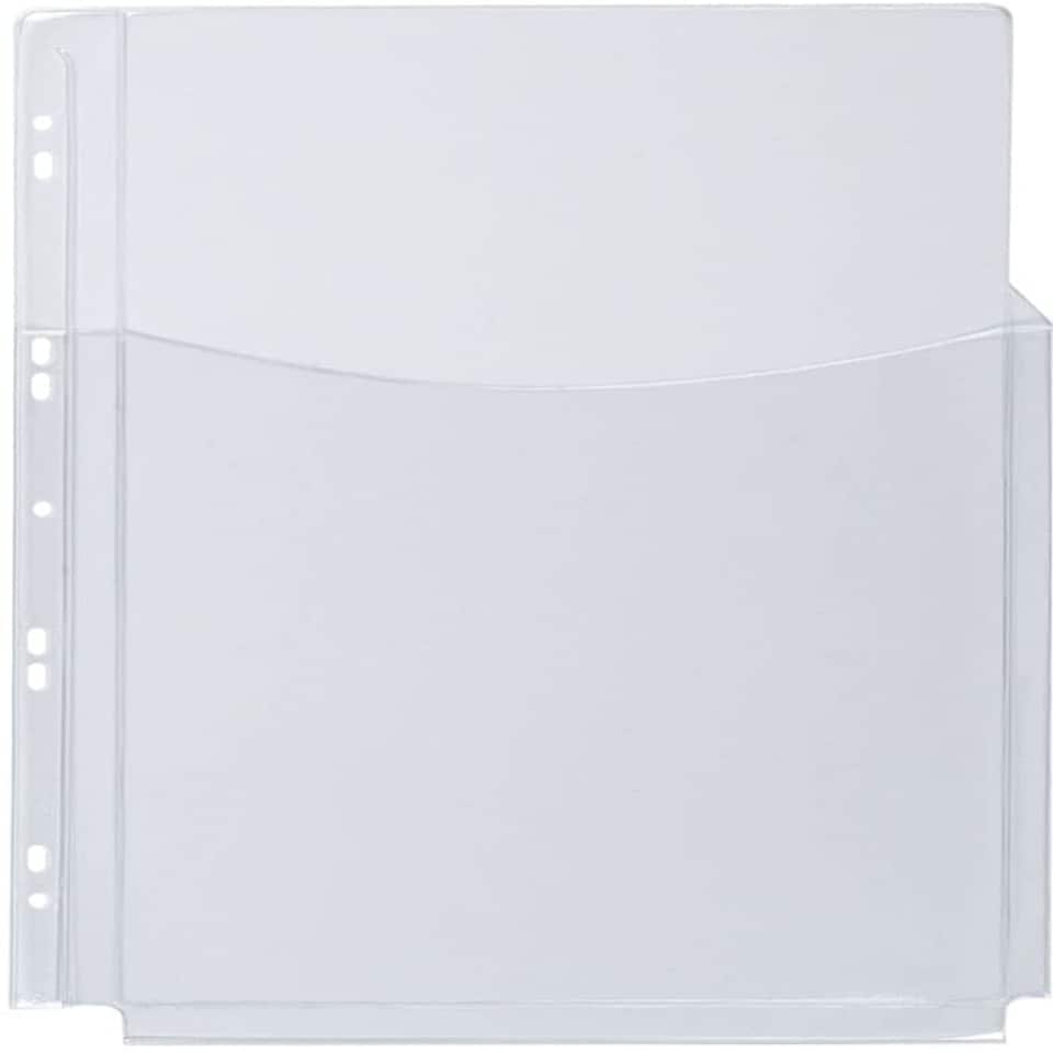 image 1 of Q-Connect Expanding Punched Pocket 3/4 Length Front A4 (Pack of 5)
