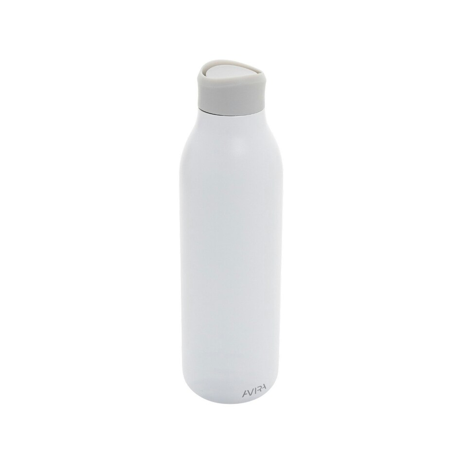 image 1 of Avira Alok Recycled Stainless Steel 600ml Water Bottle - White - One Size