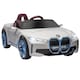 image 1 of HOMCOM BMW i4 Licensed 12V Electric Car for Kids, Kids Electric Ride-on with Remote Control, Suspension Wheels, Music, Horn, Lights, MP3 Slot, Portable Battery, for Ages 3-6 Years - White