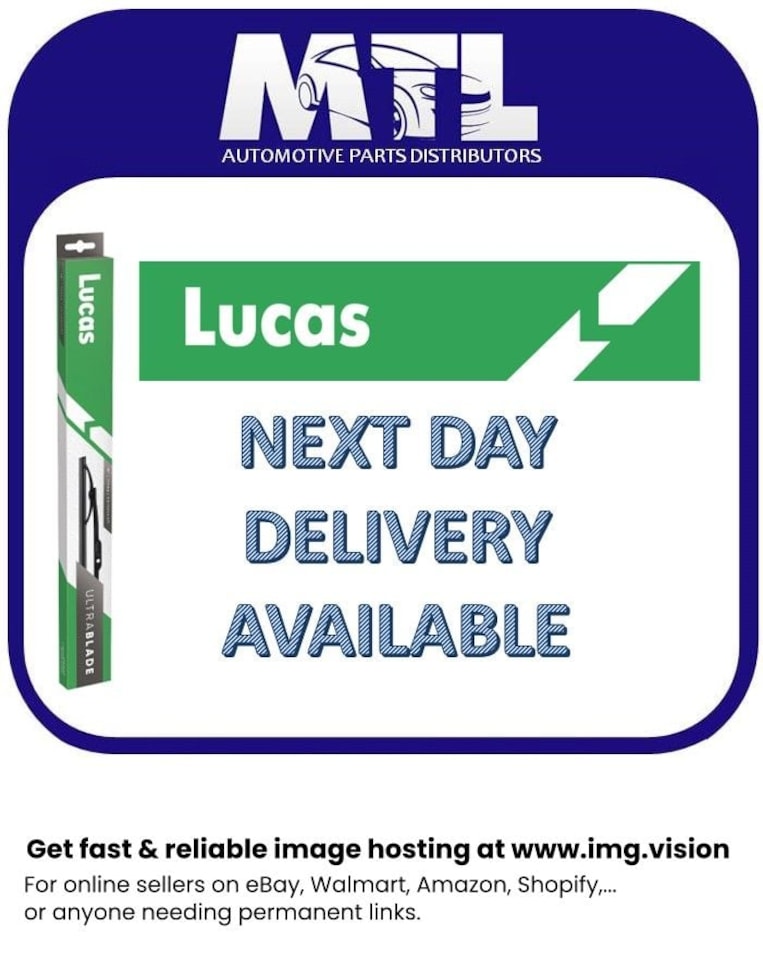 image 1 of Lucas LLB477 H7 12V 55W Halogen Car Bulb Single Pack Headlight Spotlight Fog Light Lamp