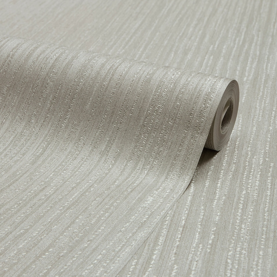 image 1 of Nema Wallpaper in Light Grey | Grey | Light Grey | 53cm x 10m