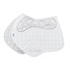 Weatherbeeta Ultra Grip Jump Shaped Horse Saddlepad - White - One Size