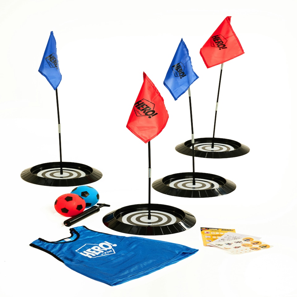image 1 of Football Flick HERO Foot Golf Target Course for Children Portable Football Training Equipment for Kids
