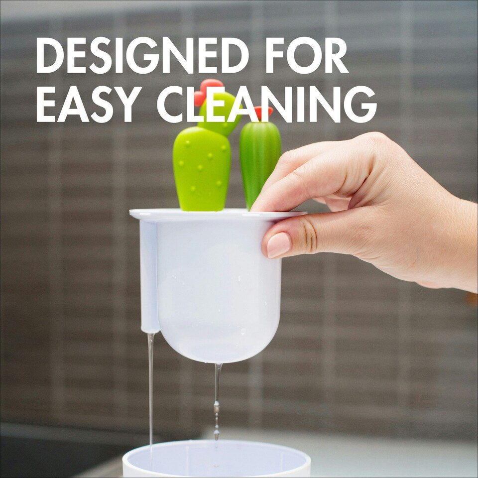 image 1 of Boon CACTI Bottle Cleaning Brush Set