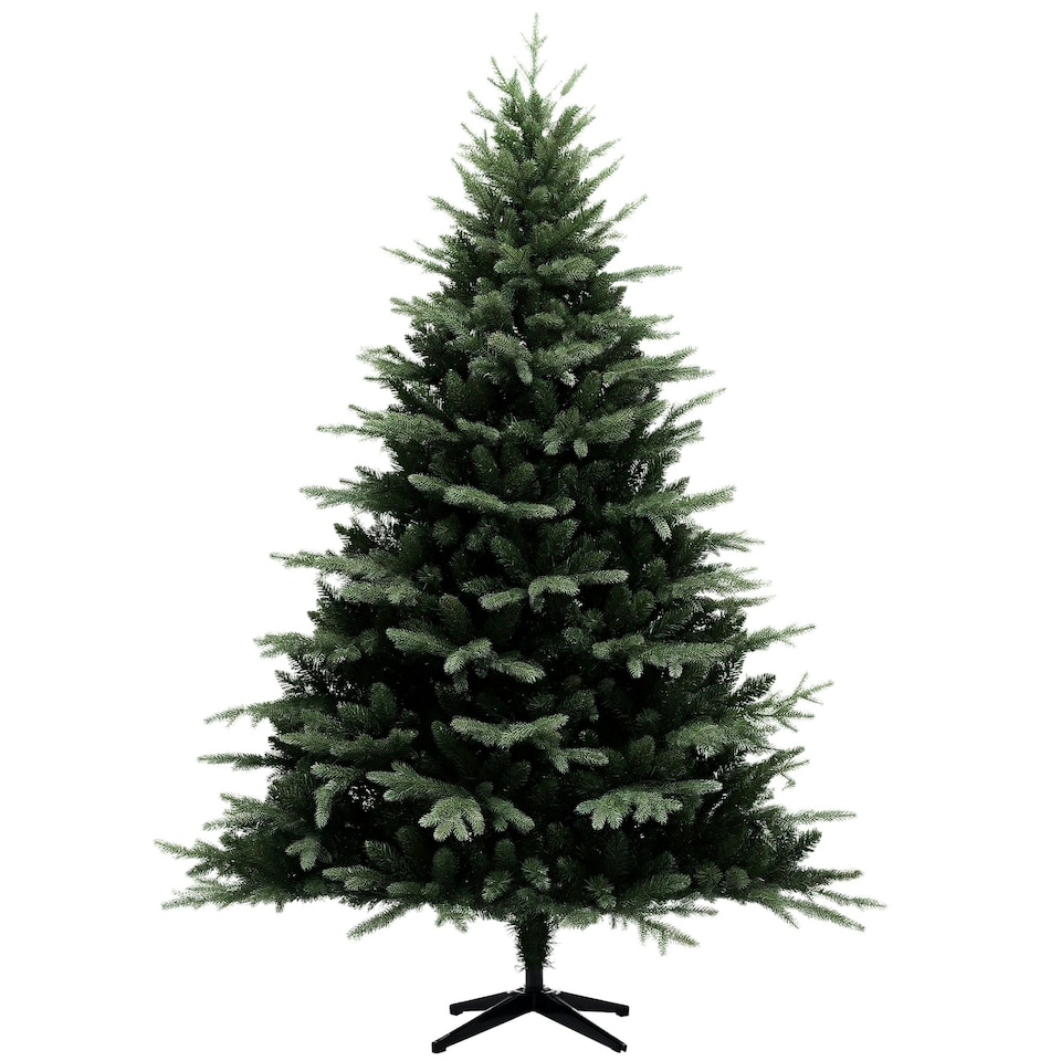 image 1 of HOMCOM 7ft Artificial Spurce Christmas Tree with 3116 Branches