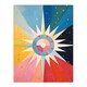 image 3 of Star Tarot Hilma Af Klimt Style Home Decor Black Framed Wall Art Print A4