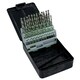 image 1 of Metric HSS G Drill Bit Set Split Point Drills in 0.1mm Increments 1mm - 6mm 51pc