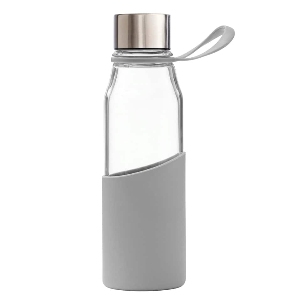 image 1 of Vinga Slim Glass 550ml Water Bottle - Grey - One Size | Grey | One Size