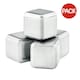 image 1 of MidOcean Icy Stainless Steel Reusable Ice Cubes (Pack of 4) - Silver - One Size | Silver