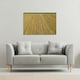 image 2 of straw bales of wheat lying on harvested field (Canvas Print)
