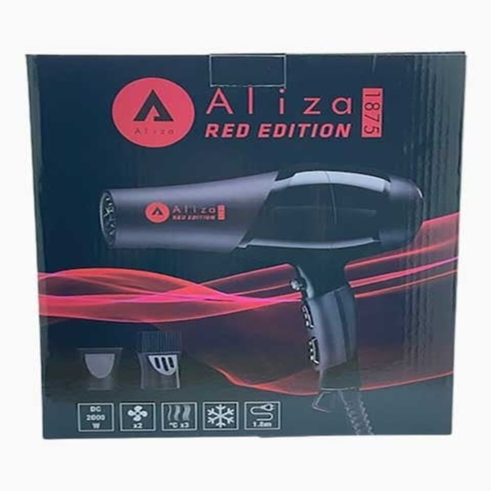 image 1 of Aliza Professional Hair Dryer Red Edition 1875