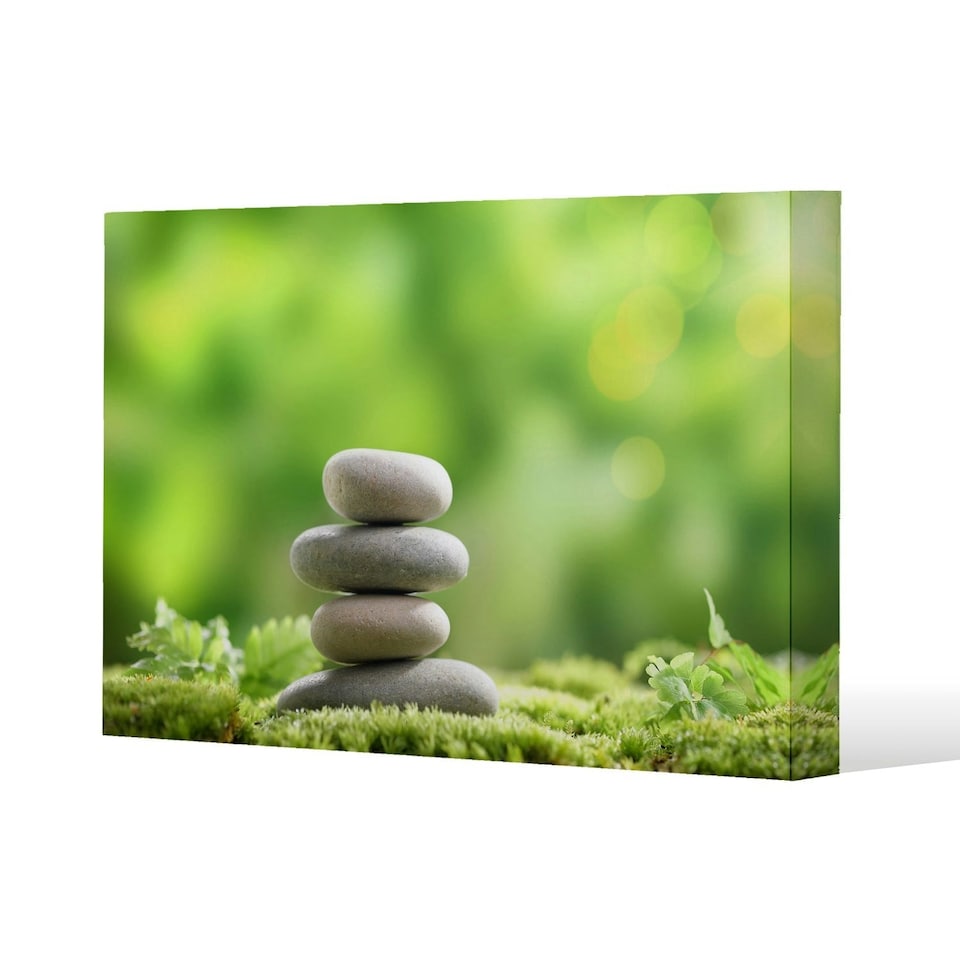 image 1 of Rock Garden Stones (Canvas Print)