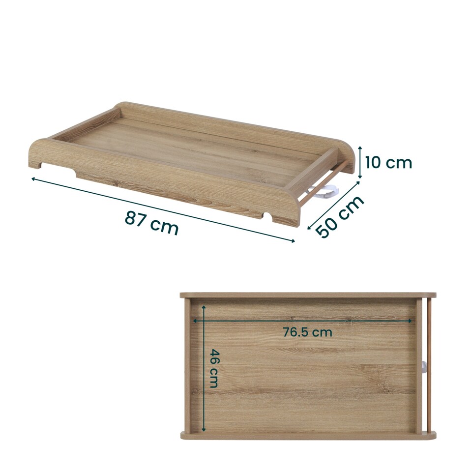 image 1 of Tutti Bambini Universal Cot Top Changer - Oak