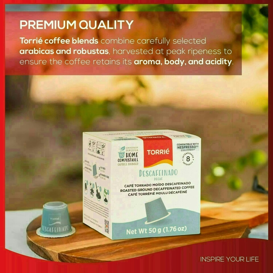 image 1 of Home Compostable - Decaf - Nespresso ® Compatible Biodegradable Coffee Capsules (120 Pods)