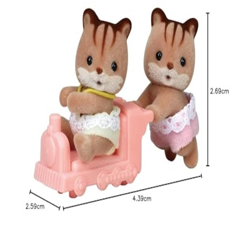 image 1 of Sylvanian Families - Walnut Squirrel Twins (NEW) /Toys - Sylvanian Families - 105958