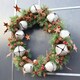 image 8 of 25cm Bells Stars and Pine Green Christmas Wreath