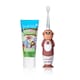 image 1 of Brush Baby WildOnes™ Monkey Kids Electric Rechargeable Toothbrush & Applemint Toothpaste set
