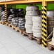image 4 of Durable Adhesive Warning Corner Impact Protection Profiles C35 | 1 Metre