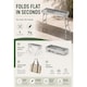 image 4 of Portable Charcoal BBQ Grill Folding Stainless Steel Barbecue Camping Festival