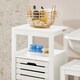 image 7 of SoBuy Bathroom Cabinet with Laundry Basket, White, 16.5x35.4x11.8 in, 12.8 kg - BZR67-W