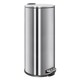 image 1 of Harbour Housewares Round Stainless Steel Kitchen Pedal Bin - 30L - Chrome | Silver | Chrome