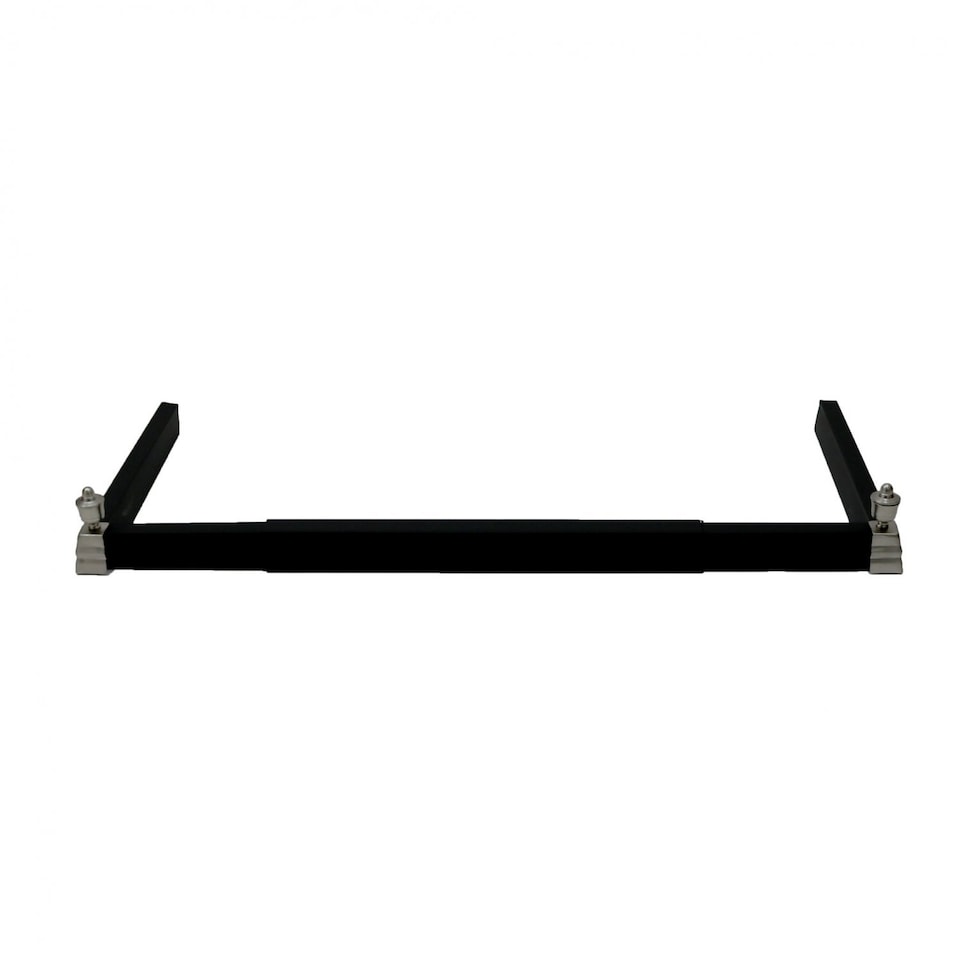 image 1 of Adjustable Chrome Fire Fender Fireplace Guard Frame Surround