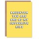 image 1 of One My Favourite Kids Child Daughter Birthday Card