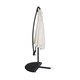 image 3 of Charles Bentley 3m Hanging Banana Cantilever Garden Umbrella - Cream