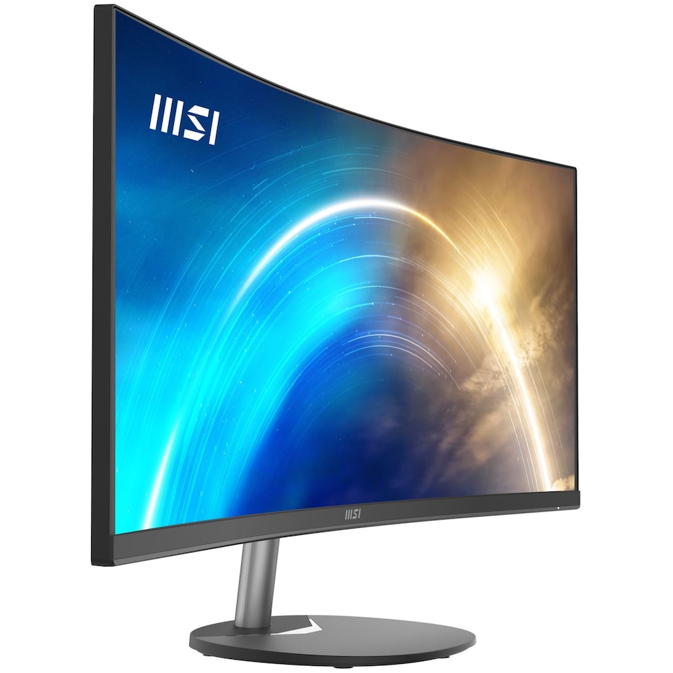 image 1 of MSI Pro MP341CQ 34 Inch Curved Monitor 1500R UWQHD (3440 x 1440) 21:9 100Hz VA 4ms HDMI VGA Built-in Speakers Anti-Glare Anti-Flicker Less Blue light TÜV Certified VESA Kensington Black
