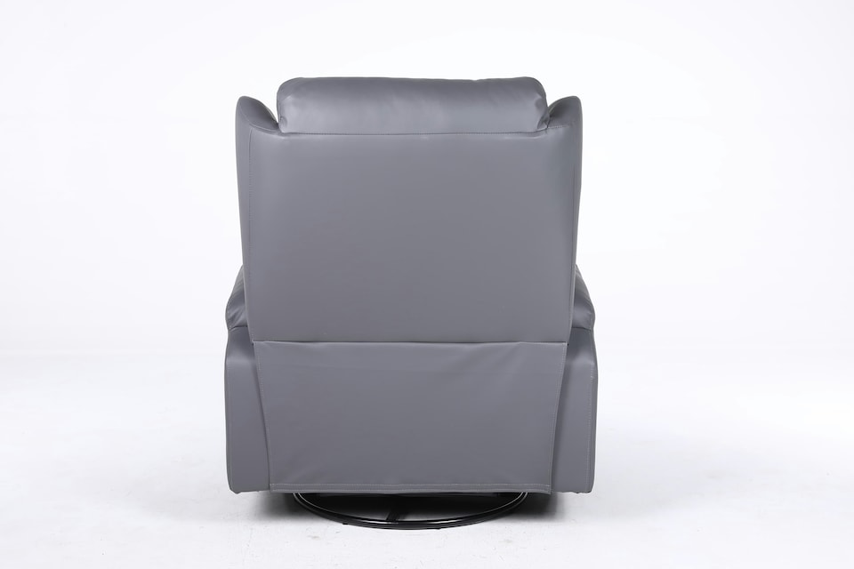 image 1 of SoHo 10 in 1 Recliner Armchair With Swivel, Tilt Heated and Massage Functionality Grey | Grey | One Size