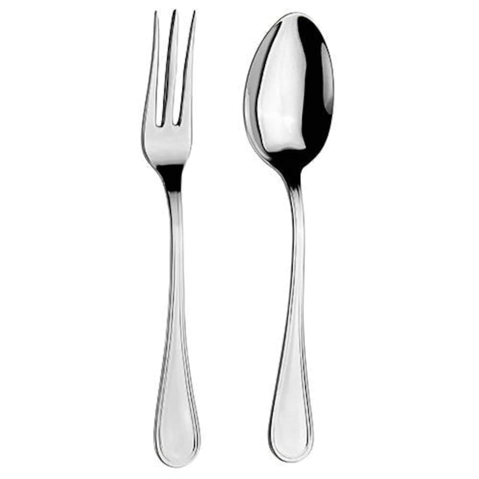 Arthur Price Classic Britannia Serving Spoon & Fork Set