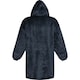 image 2 of Unisex Adult Denali Hoodie Blanket - Dark Blue - One Size Blue