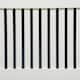 image 8 of HOMCOM Radiator Cover Painted Slatted MDF Cabinet Lined Grill 112x19x81cm
