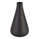 image 1 of Tapered Tall Vase - Glass - L14 x W14 x H24 cm - Black Black