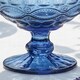 image 5 of Set of 4 Vintage Sapphire Blue Glass Trifle Bowl and Dessert Bowls Wedding Decorations Ideas 300ml | Blue | Sapphire Blue | Medium | 4