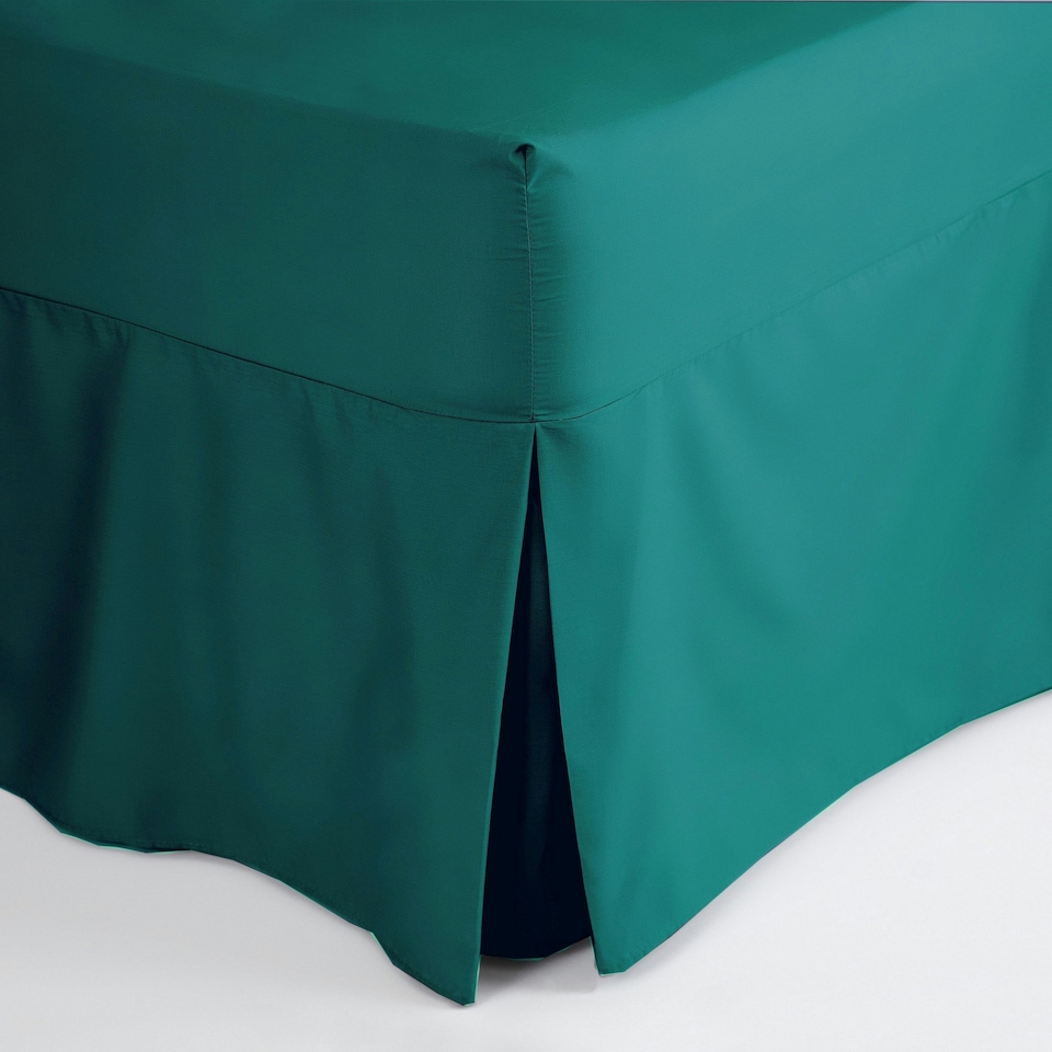 Belledorm Easycare Percale Fitted Valance - Jade - Kingsize