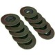 image 5 of 100 x Flap Discs 40 Grit Angle Grinder 4.5" (115mm) Flat Sanding Grinding AU025