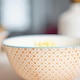 image 5 of Nicola Spring Hand-Printed Cereal Bowls - 16cm - Orange - Pack of 6 Multi