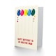 image 2 of Fun Colourful Cheerful Pink Yellow Balloons Mum Birthday Card