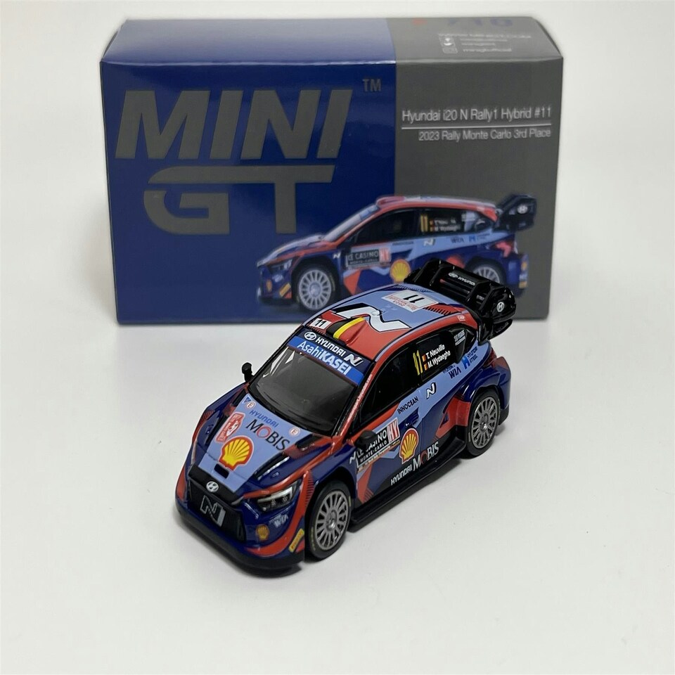 image 1 of Hyundai i20 N Rally 1 Hybrid #11 2023 Rally Monte Carlo Mini GT MGT00710L