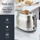 image 2 of Swan Retro Revive Stainless Steel 2 Slice Toaster