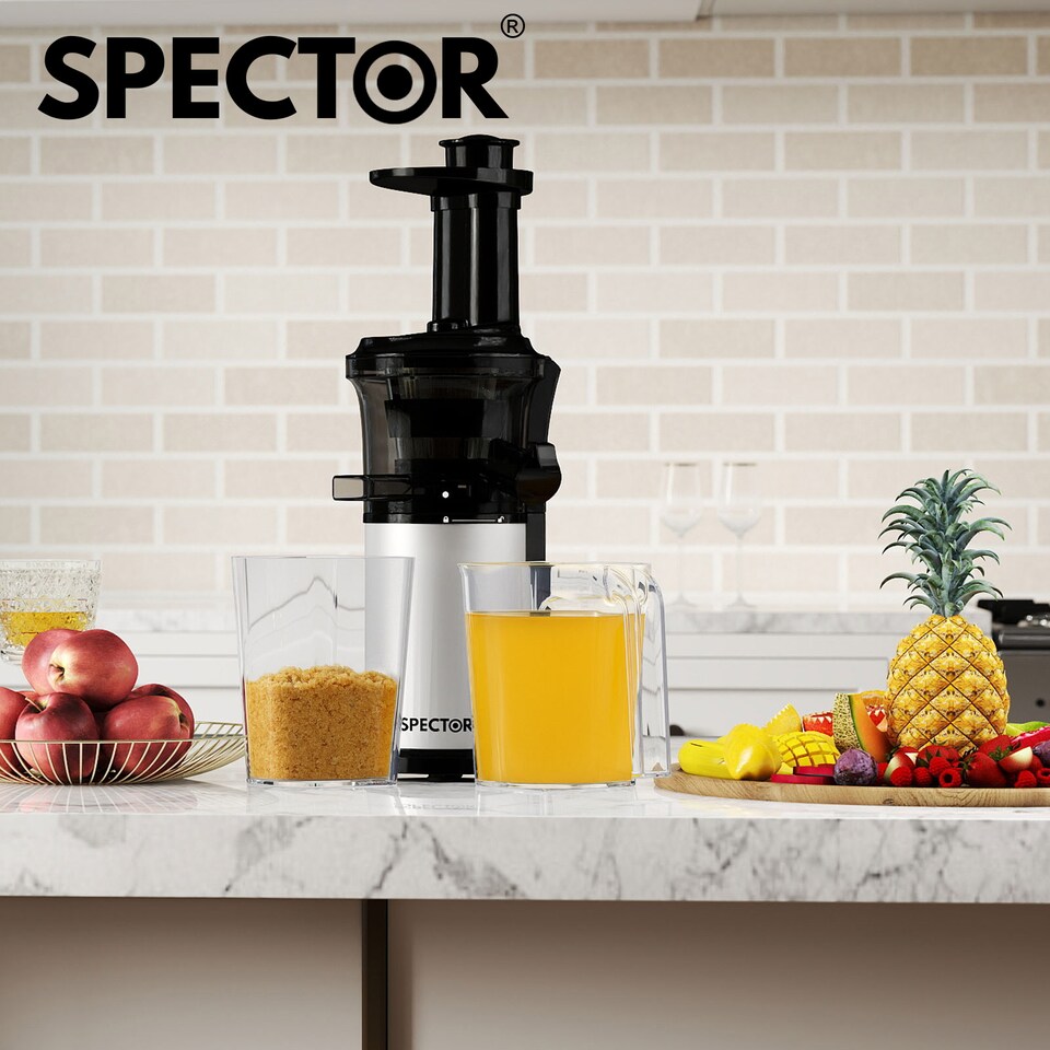 image 1 of Spector Slow Juicer Quiet Cold Press Easy Clean Household Juice Extractor