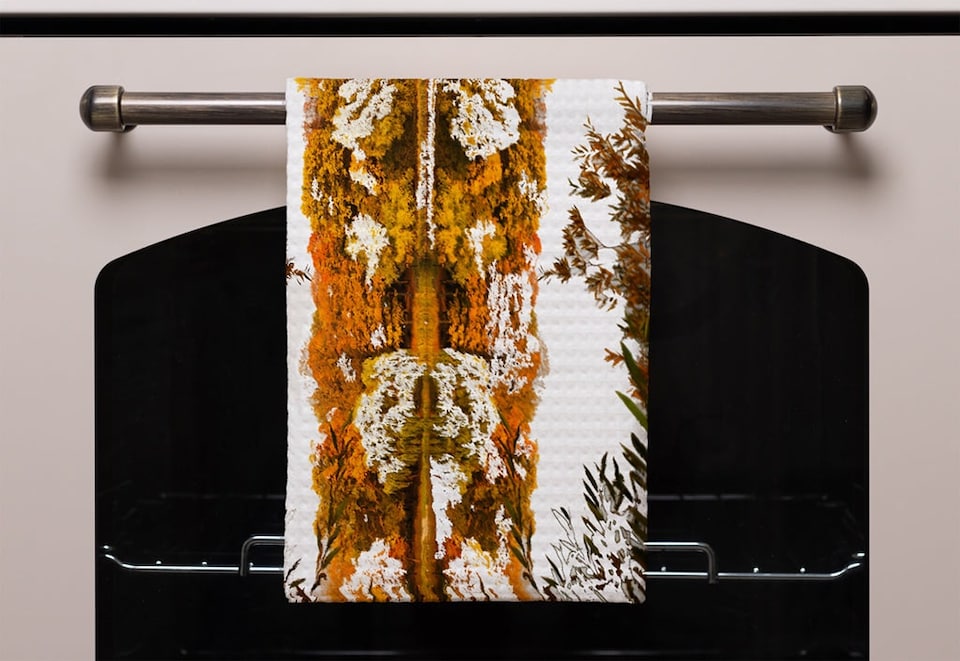 image 1 of Autumn Lake (Kitchen Towel)