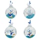 image 4 of Widdop Gifts Disney Mickey and Friends Set of 7 Christmas Tree Baubles
